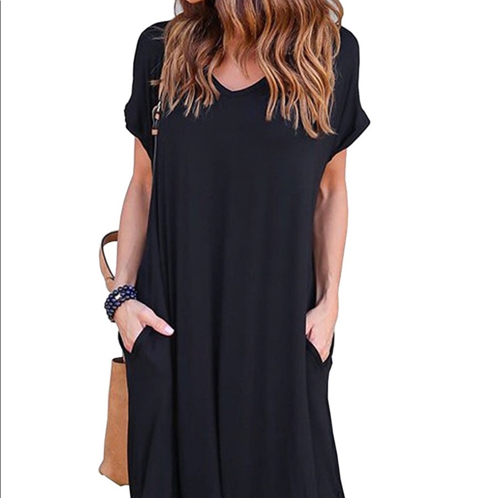 Long black dress